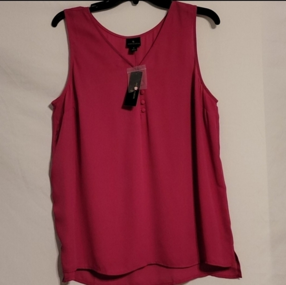 WORTHINGTON Sleeveless Chiffon Blouse - Picture 2 of 6